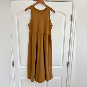 A New Day Tan Carmel Midi dress